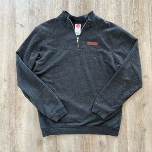 Love Your Melon 1/4 Zip Mockneck Sweatshirt